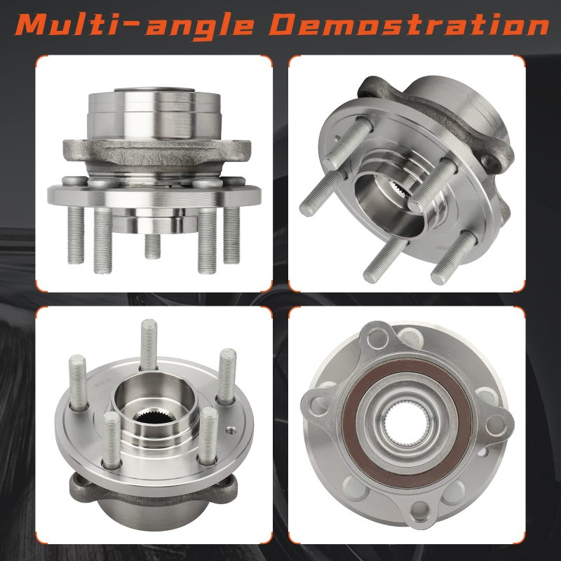 DRIVESTAR 512460 Wheel Hub & Bearing Assembly Front/Rear Left/Right for Ford Explorer 2011-2018, 2013-2018 Ford Police Interceptor Utility(5 Lugs) - Image 4